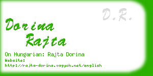 dorina rajta business card